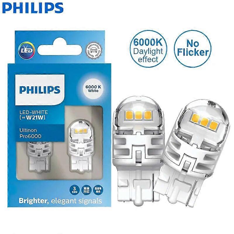 Ultinon Pro6000 LED W21W 7440 T20 One Contact Amber White Car Turn Signal Reverse Lamps No Flash Flickering Error Free