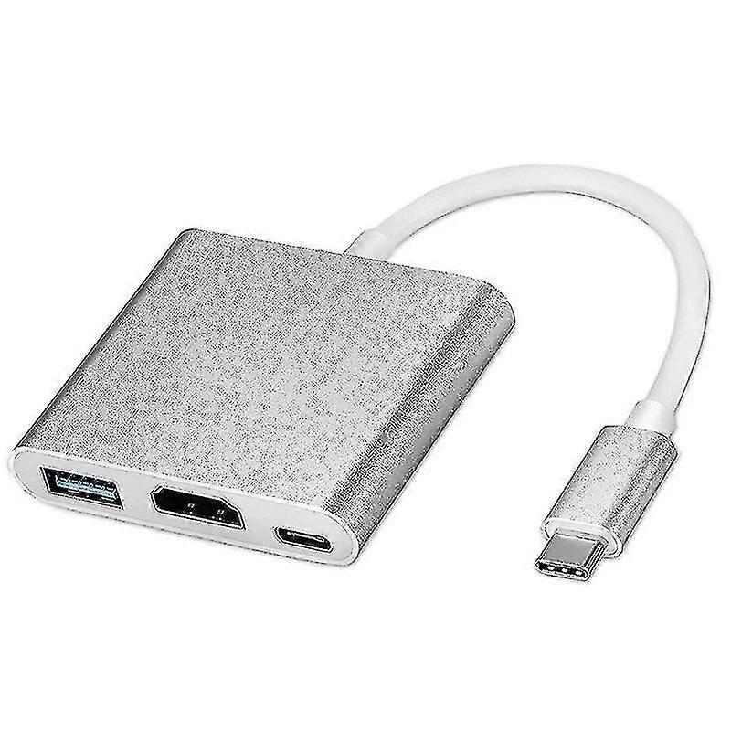 Type-c Adaptateur Câble Convertisseur Compatible Usb-c Digital Av Multiport Adapter Mj1k2am / a Et USB New Fw3-dt