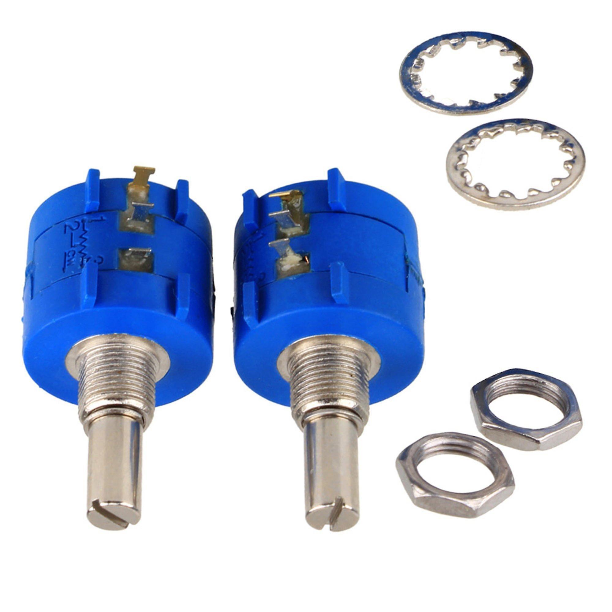 Circuit Board Accessories 2pcs 3590s-2-103l Rotary Wirewound Precision Potentiometers Adjustable Resistor