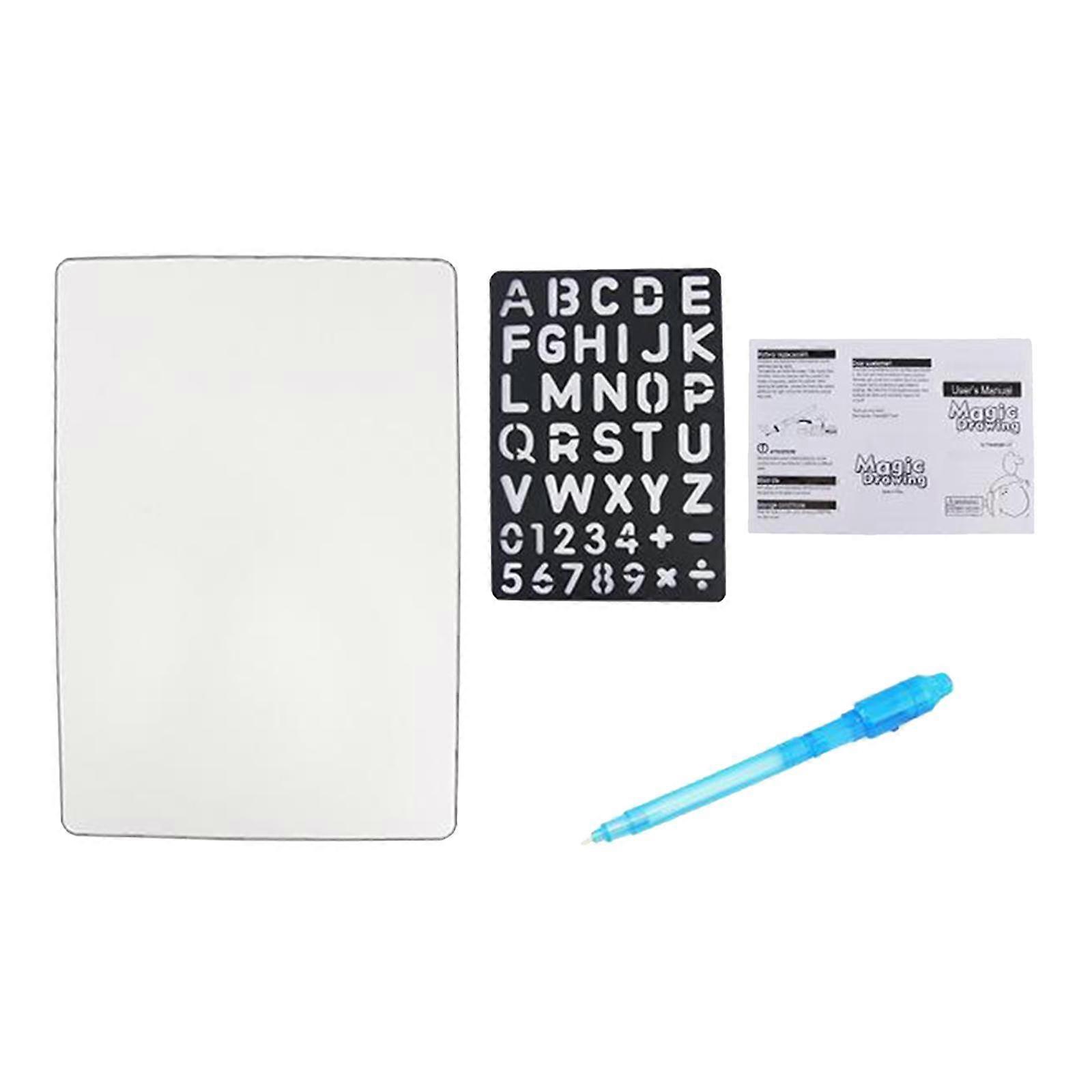 Fluorescent Drawing Board Luminous 3D Magic Drawing Pad  41x28x1.5cm