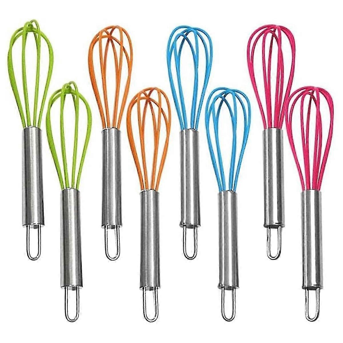 Silicone Egg Beater (8 Pieces), Egg Beater With