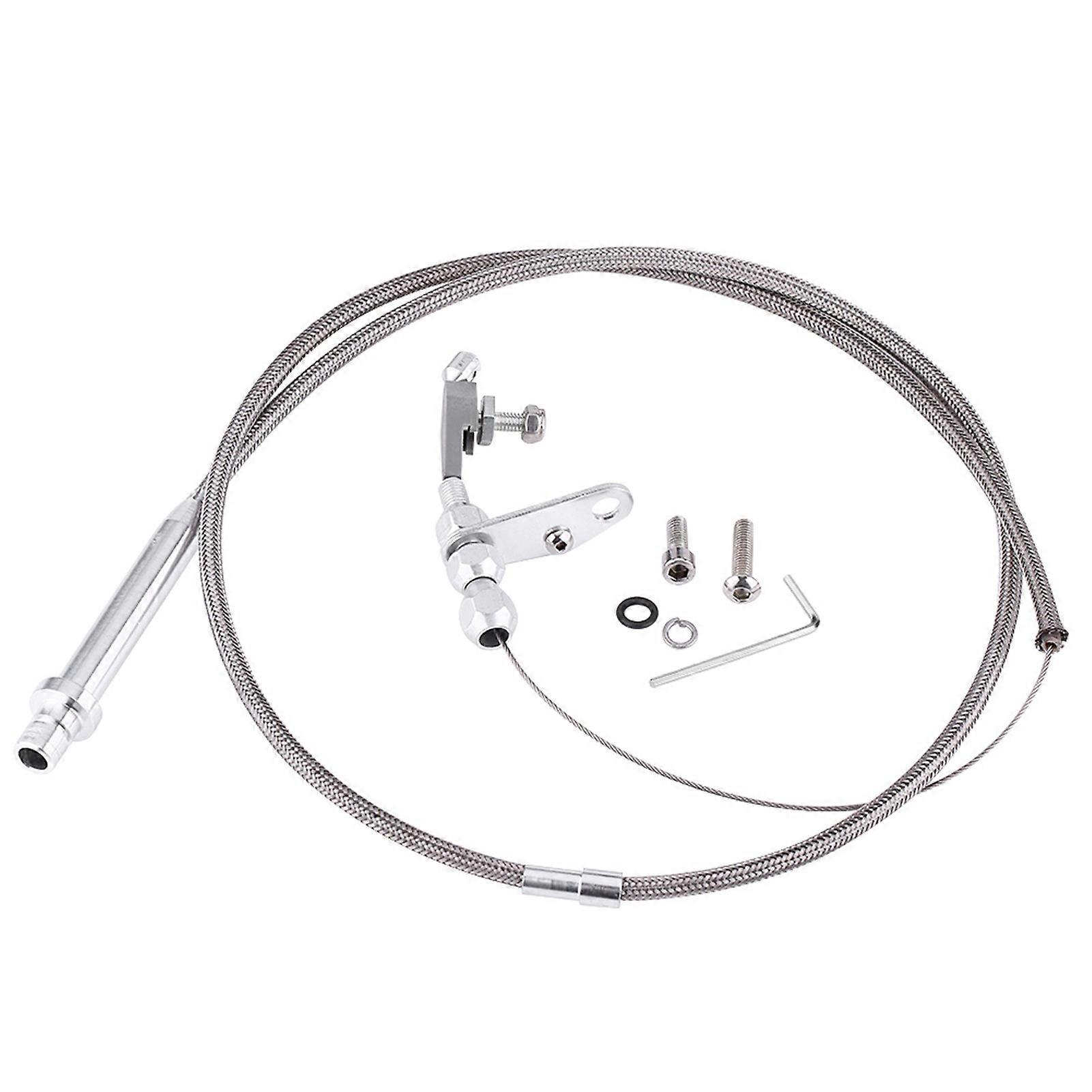 För Chevy TH350 Flätad Transmission Kick Down Cable Detent Kickdown