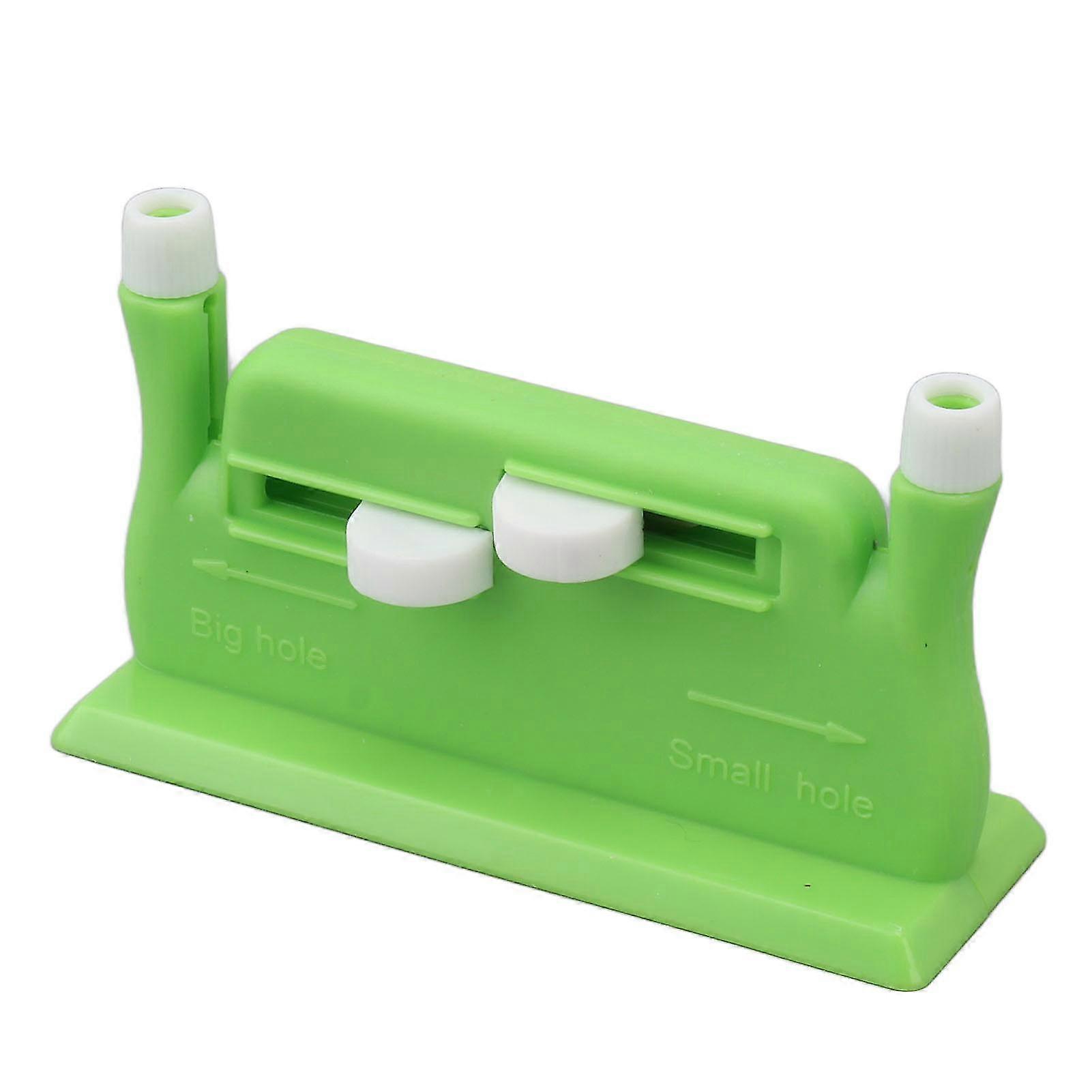 Automatic Needle Threader with 5 Needles for Hand Sewing - Cross Stitch Sewing Tool for Elderly in Green