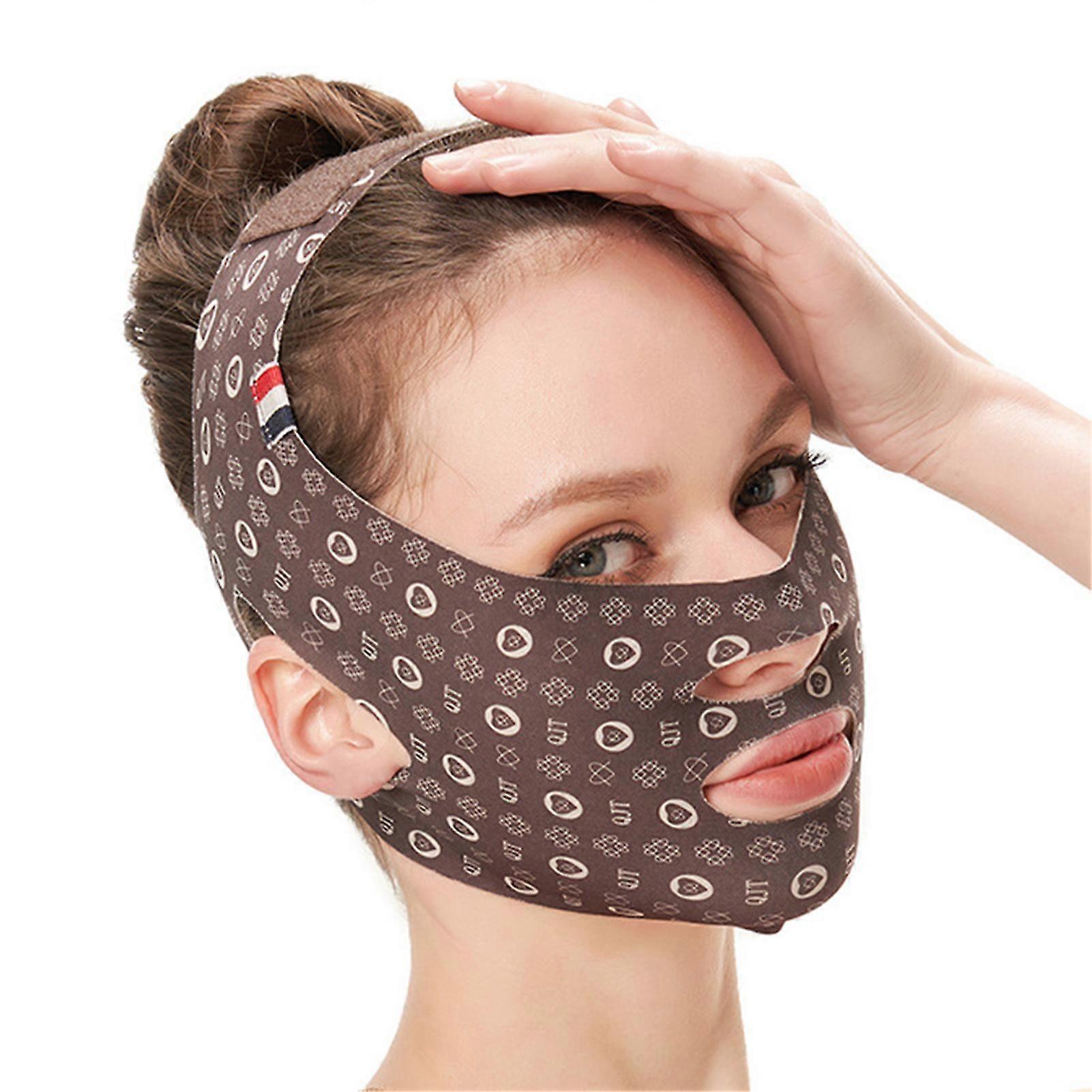 V Line Facial Bandage High Elastic Double Chin Removal Strap Face Lifting Firming Bandage