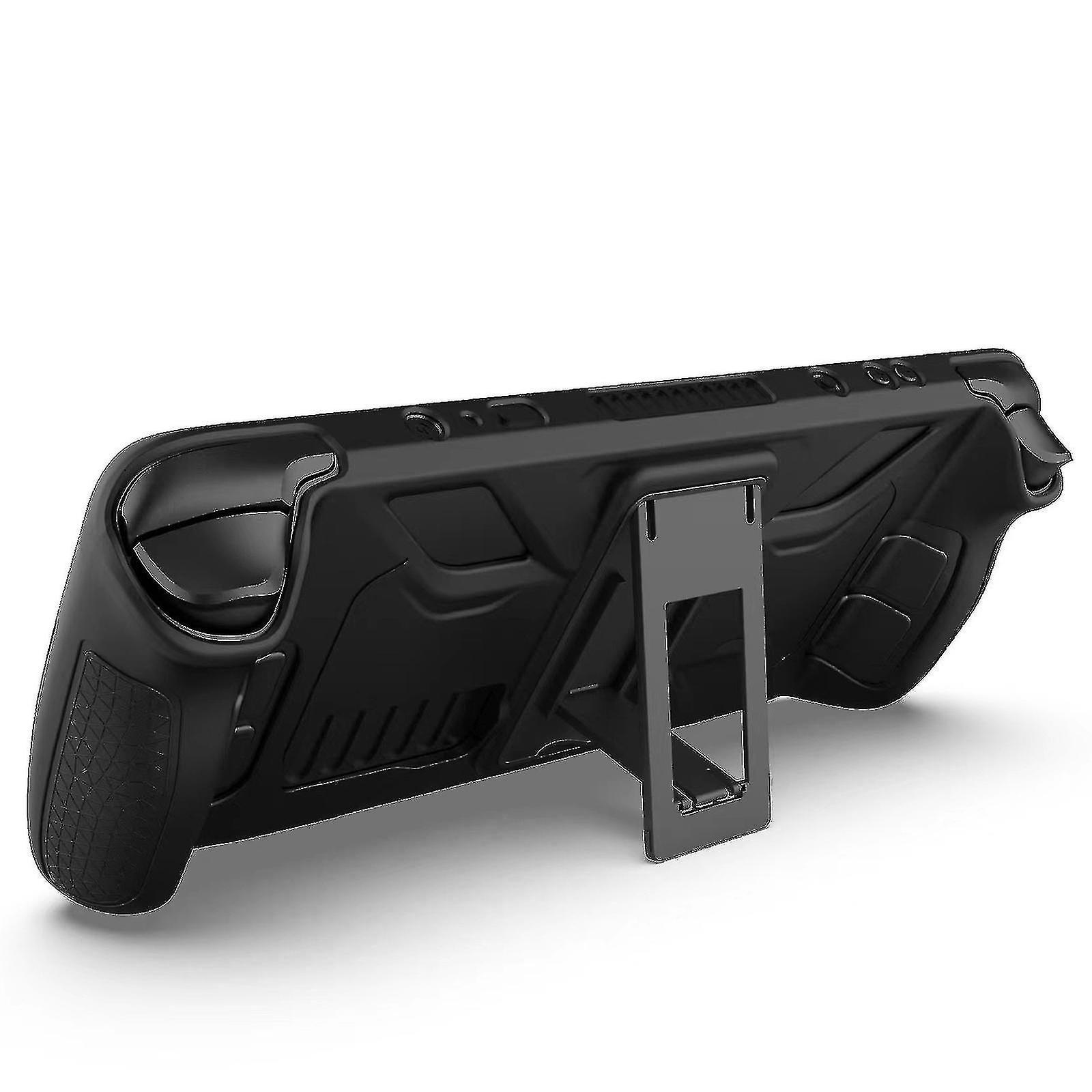 מארז סיפון קיטור עם מעמד בעיטה, אביזרי בסיס מעמד מגן לקונסולת סיפון קיטור, מעטפת כיסוי עור מגן סיפון זרם