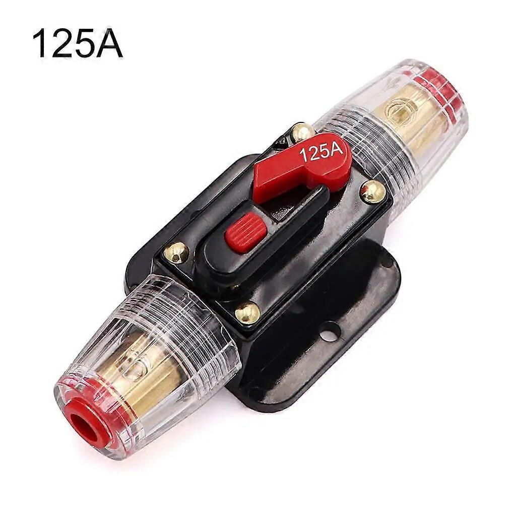 Car Truck Circuit Breaker Self-recovery 20A 30A 40A 50A 60A 80A 100A 125A 150A Auto Audio Fuse Holder Power Insurance 12V 24V