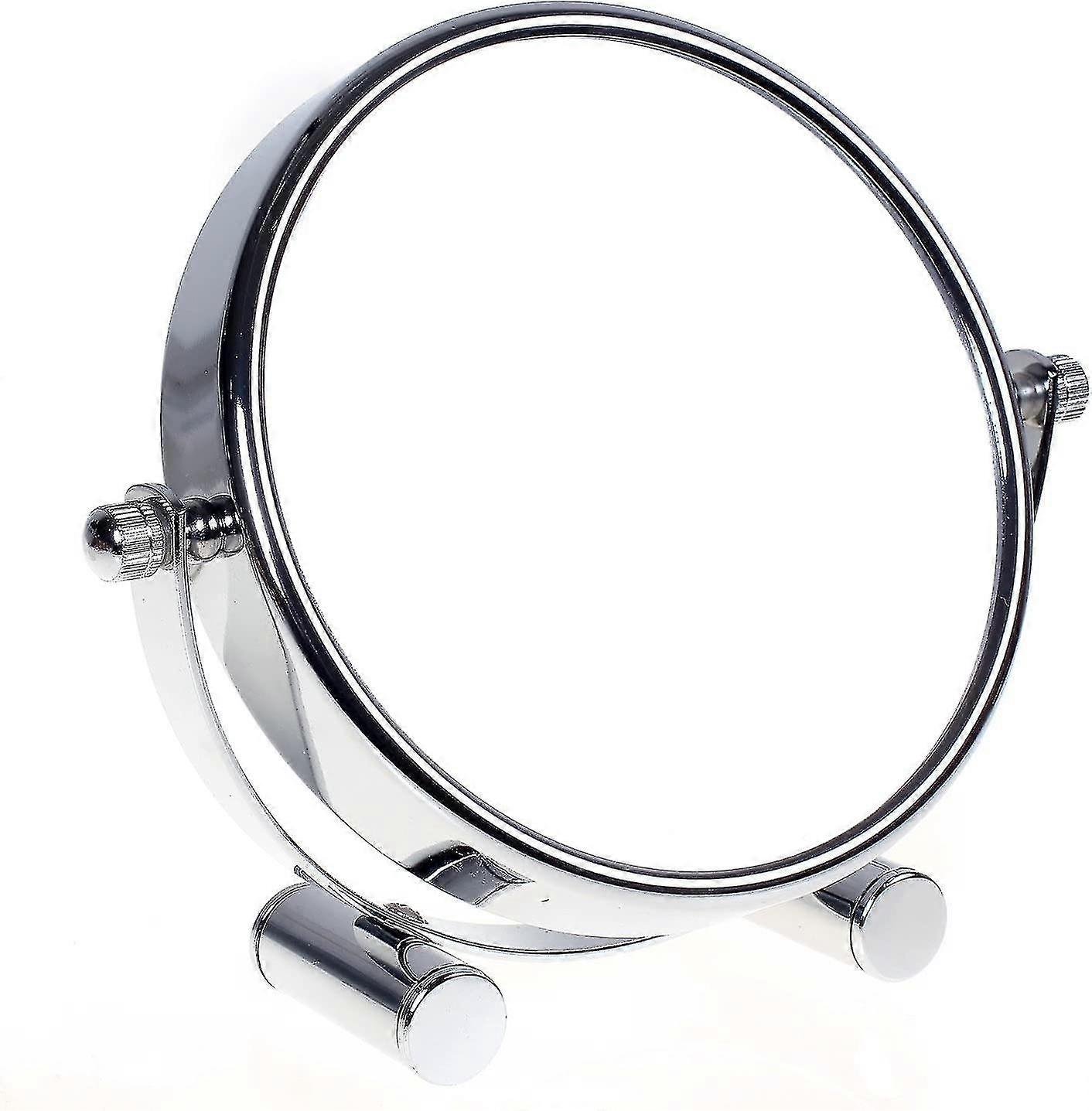 Vanity Mirror, 360 Rotation - Double-Sided Normal and 10x Magnification, Standing Mirror