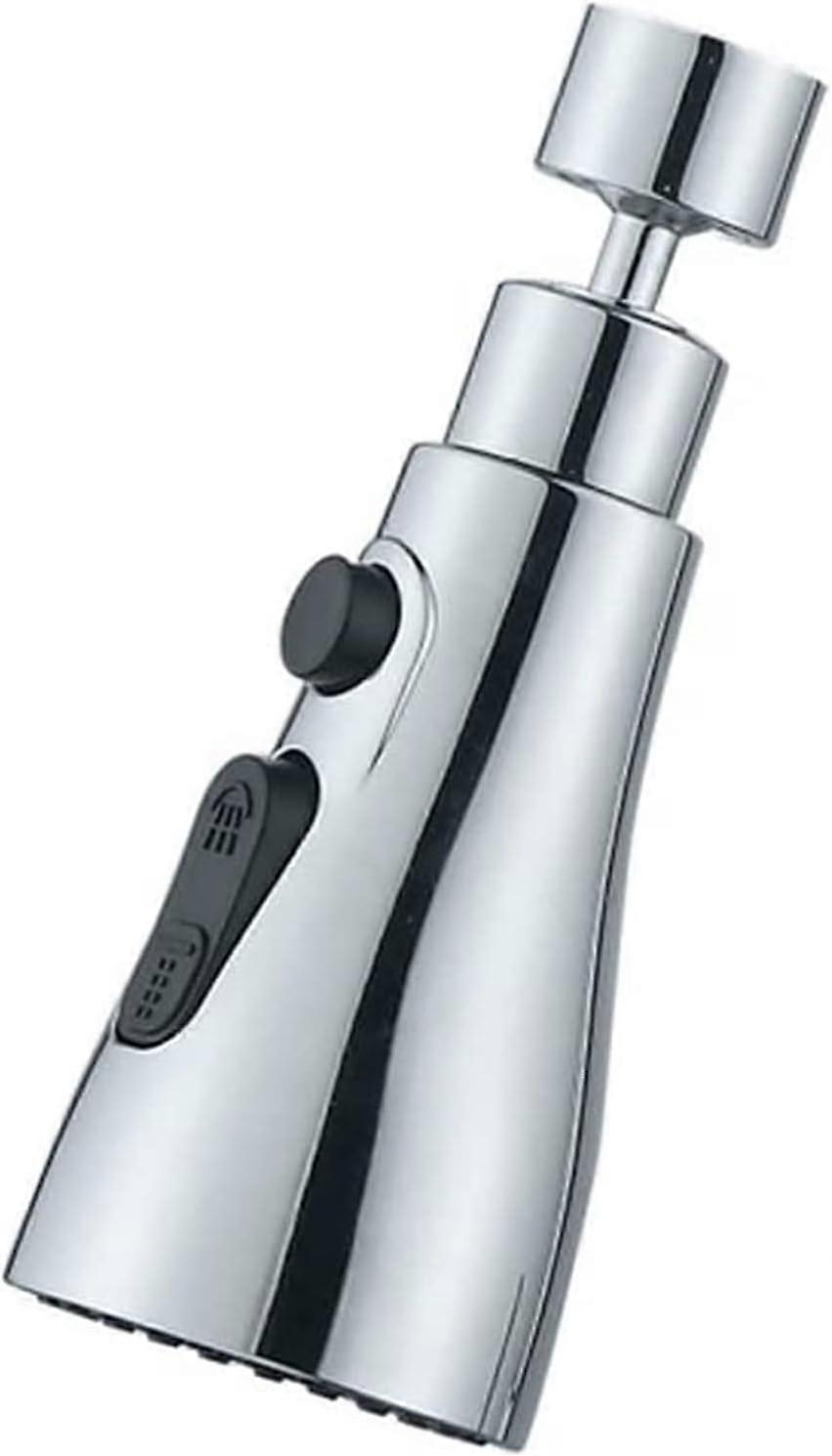 3 Modes Kitchen Water Faucet Aerator,Universal Pressurized Faucet Sprayer Anti-Splash,360 Rotating WaterTap Water Saving Filter(1Pcs)