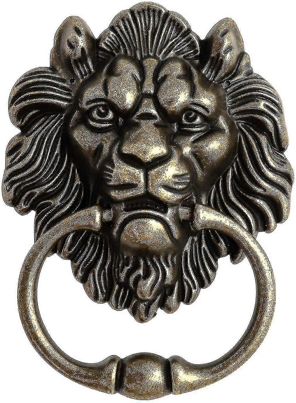 Antique Bronze Lion Door Handle Classical Lion Head Knocker