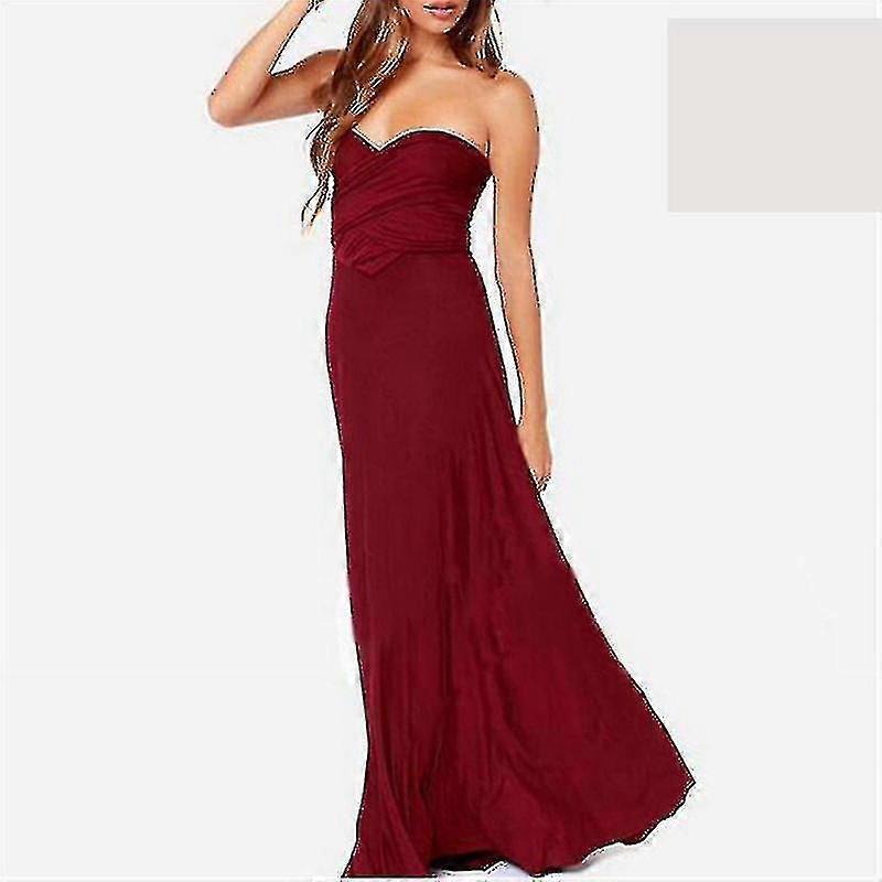 Femmes's Evening Multi Way Wrap Bridesmaid Formelle Long Maxi Robe