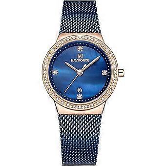 2set frauen mode lässig wasserdicht quarz damen kleid uhren mesh gürtel armbanduhren