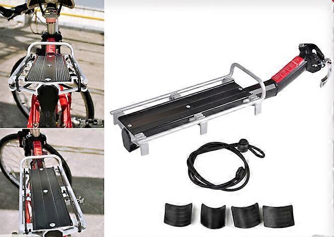 Quick Release Bicycle Mounted Luggage Seat Post Rear Pannier Carrier Rack Fender