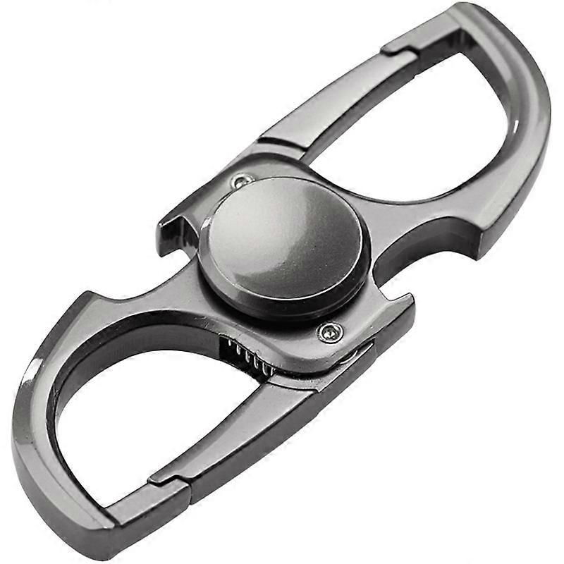 Black 3 in 1 Bottle Opener Keychain, Multi-Function Key Ring (Gift Box)