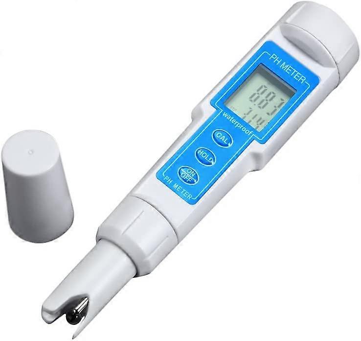 Portable and waterproof digital pH tester for aquarium, swimming pool, wine, urine, laboratory