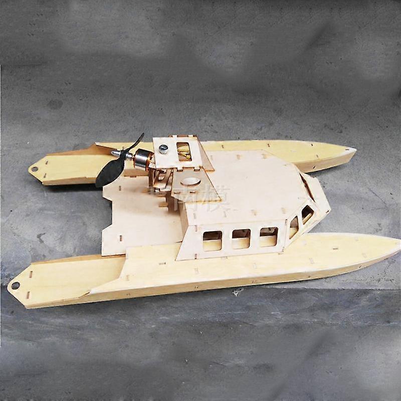 61cm catamaran zeilboot model reddingsboot vector stuurinrichting wind houten boot model montage kit