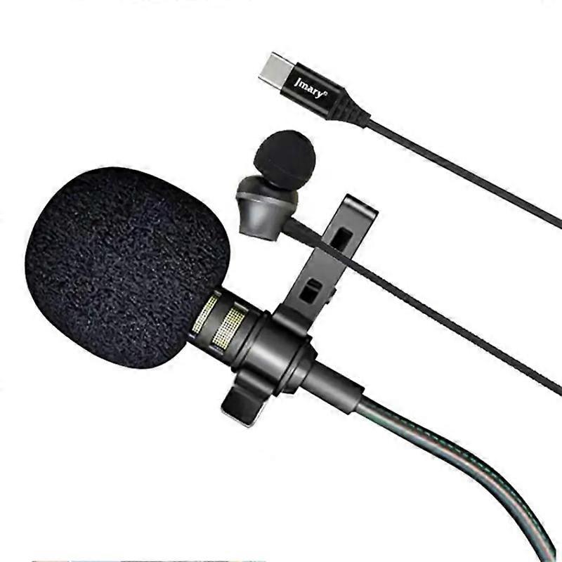 JMARY MC-R6 Lavalier Type-C Port Wired Microphone MC-R6