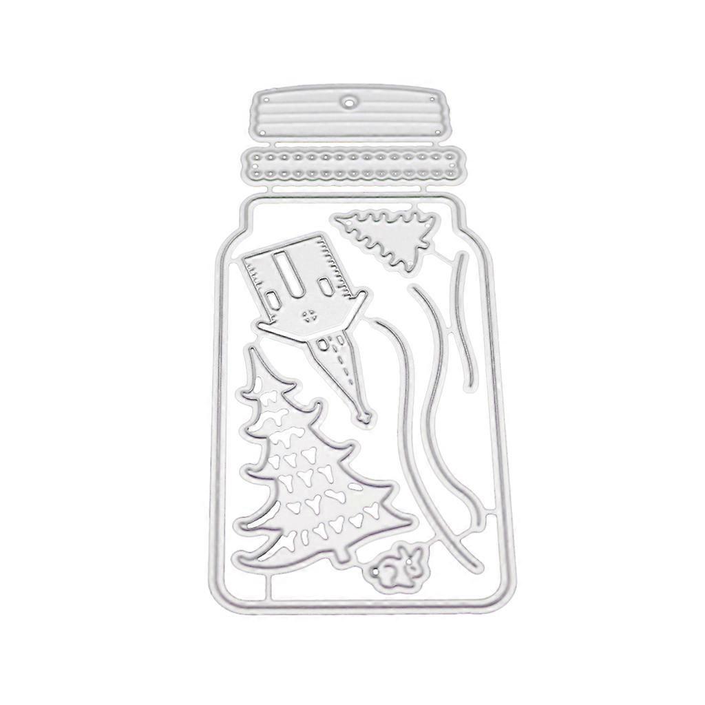 Christmas Tree Bottle Cutting Dies DIY Craft Dies Handmade Ability Developing