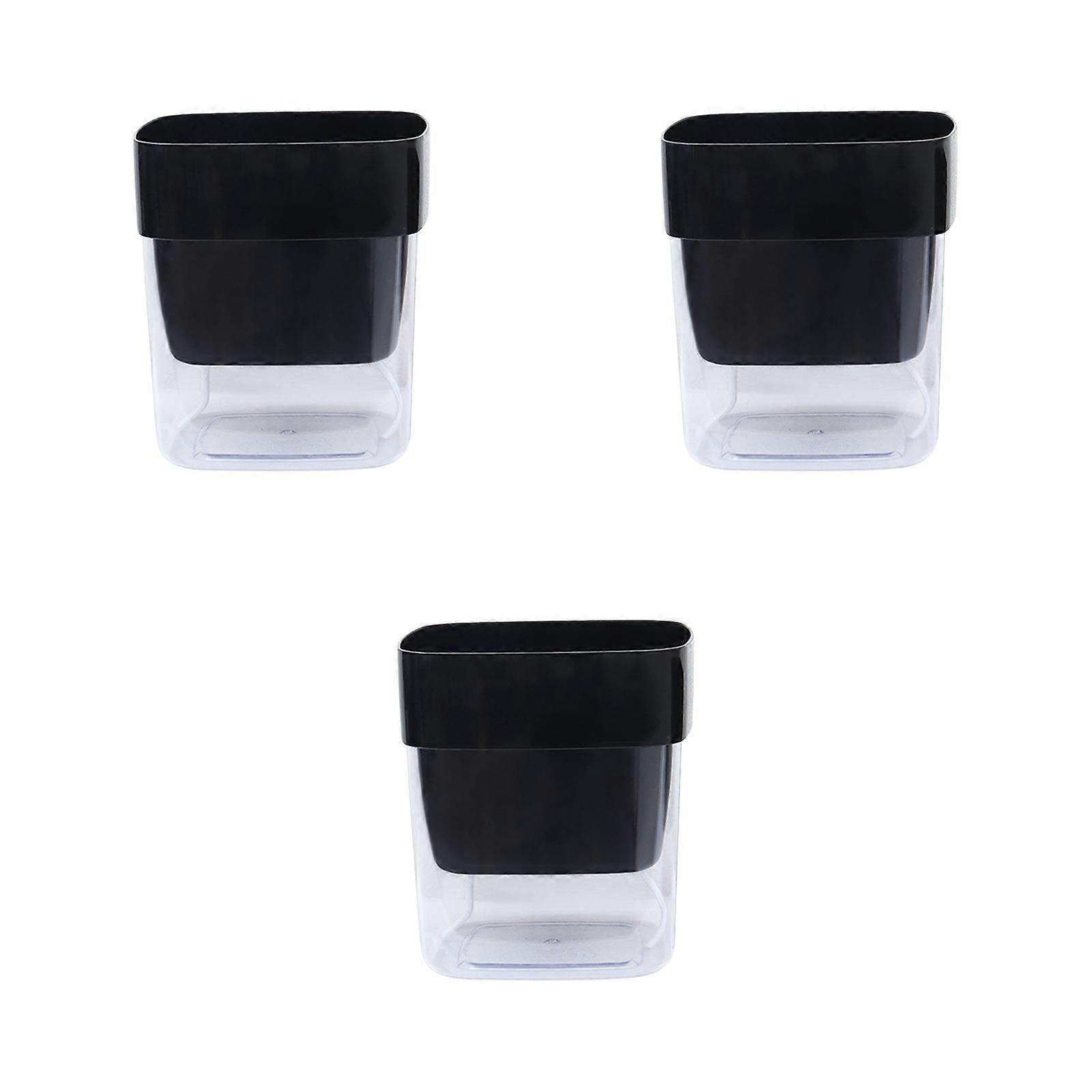 lowerpot Plants Nursery Pots Reusable Transparent Plastic Creative Double Layer Water Storage Lazy People Automatically Absorb Aater Green Flower Pot