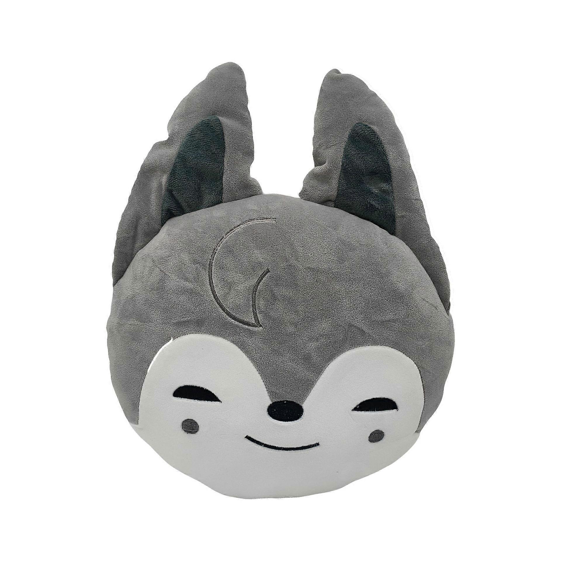 Grau Wolf Anime Plüsch Spielzeug Kinder Geschenke 28cm