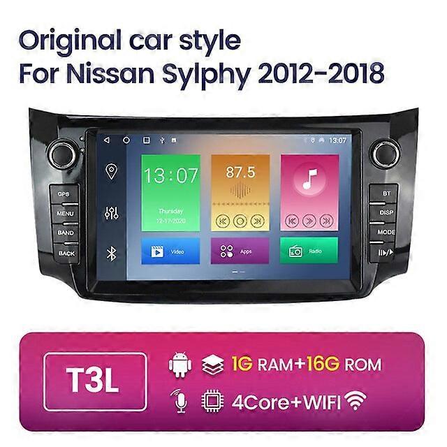 DSP Android 11 Car Raido for Nissan Sylphy Sentra Pulsar 2012-2018 Multimedia DVD Player GPS Navigation with Button Carplay Auto