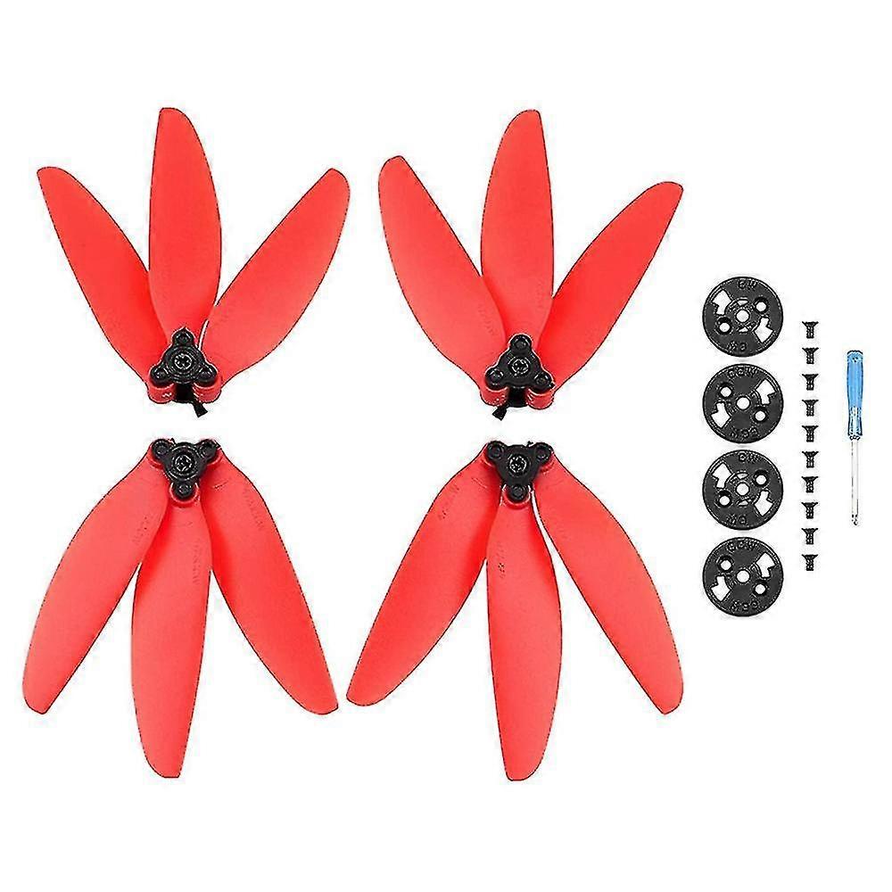 Auspicious-2 Pairs Mini Portable Blade Silent Drone Propeller