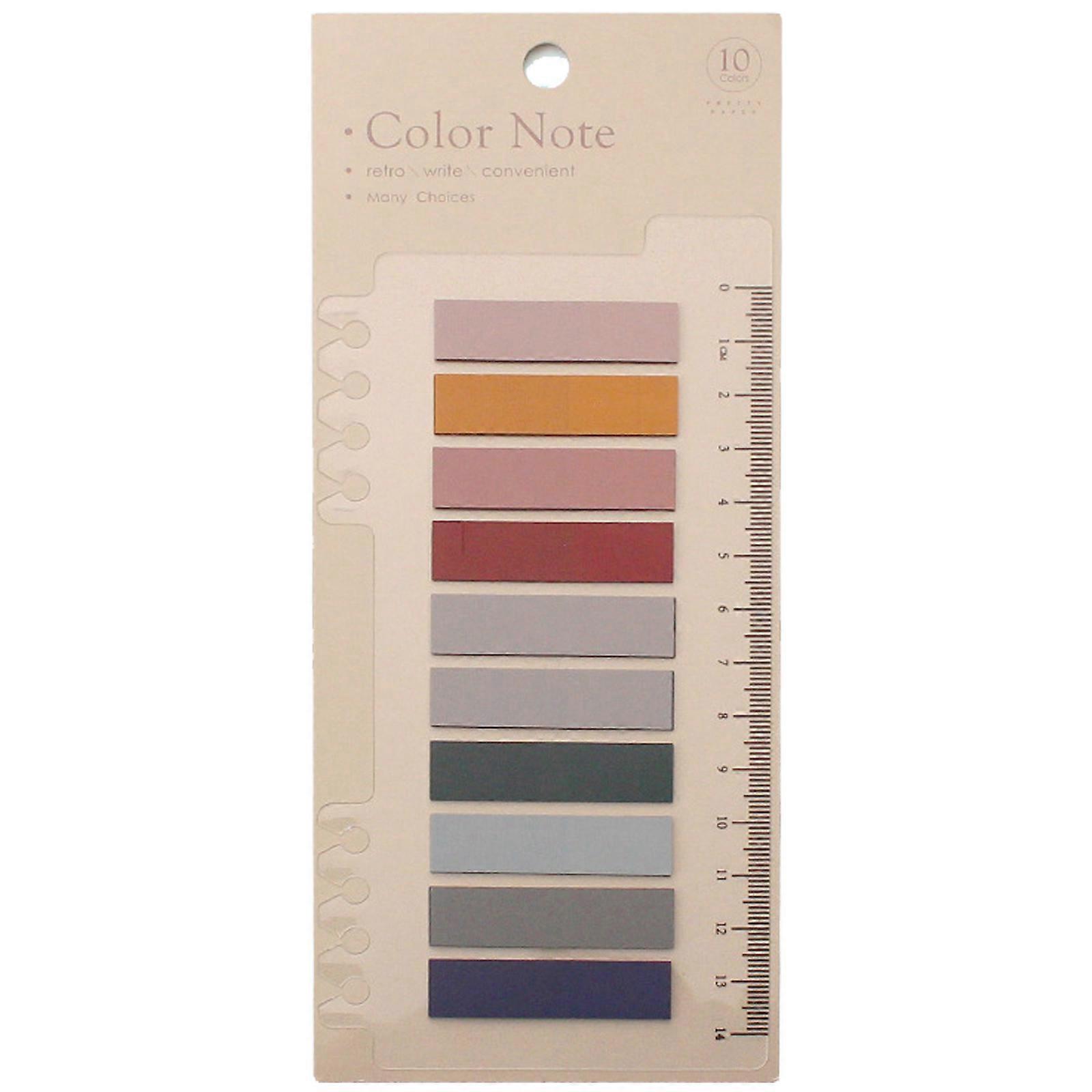 Writable Colored Sticky Index Tabs Flat Arrow Page For Files Classification Home Office 200 Pcs/20 Sheet