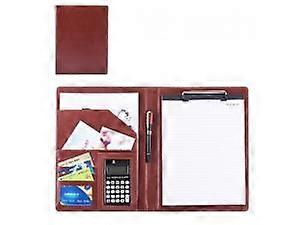 a4 multifunctional leather folder