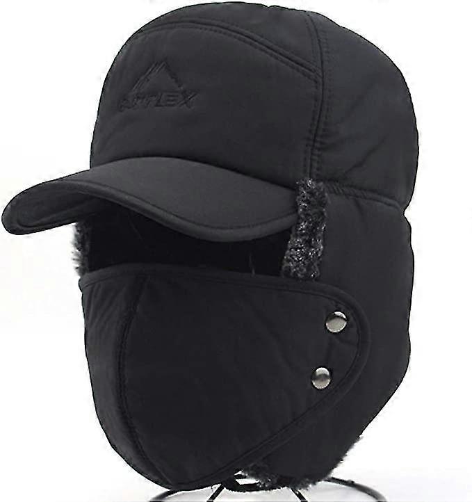 Men's Winter Windproof Warm Winter Hat With Ear Flaps