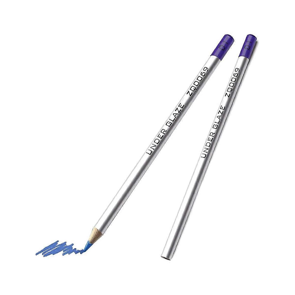 2Pcs Underglaze Pencils, Underglaze Pencils for Pottery,Underglaze Pencil Precision Underglaze Penc