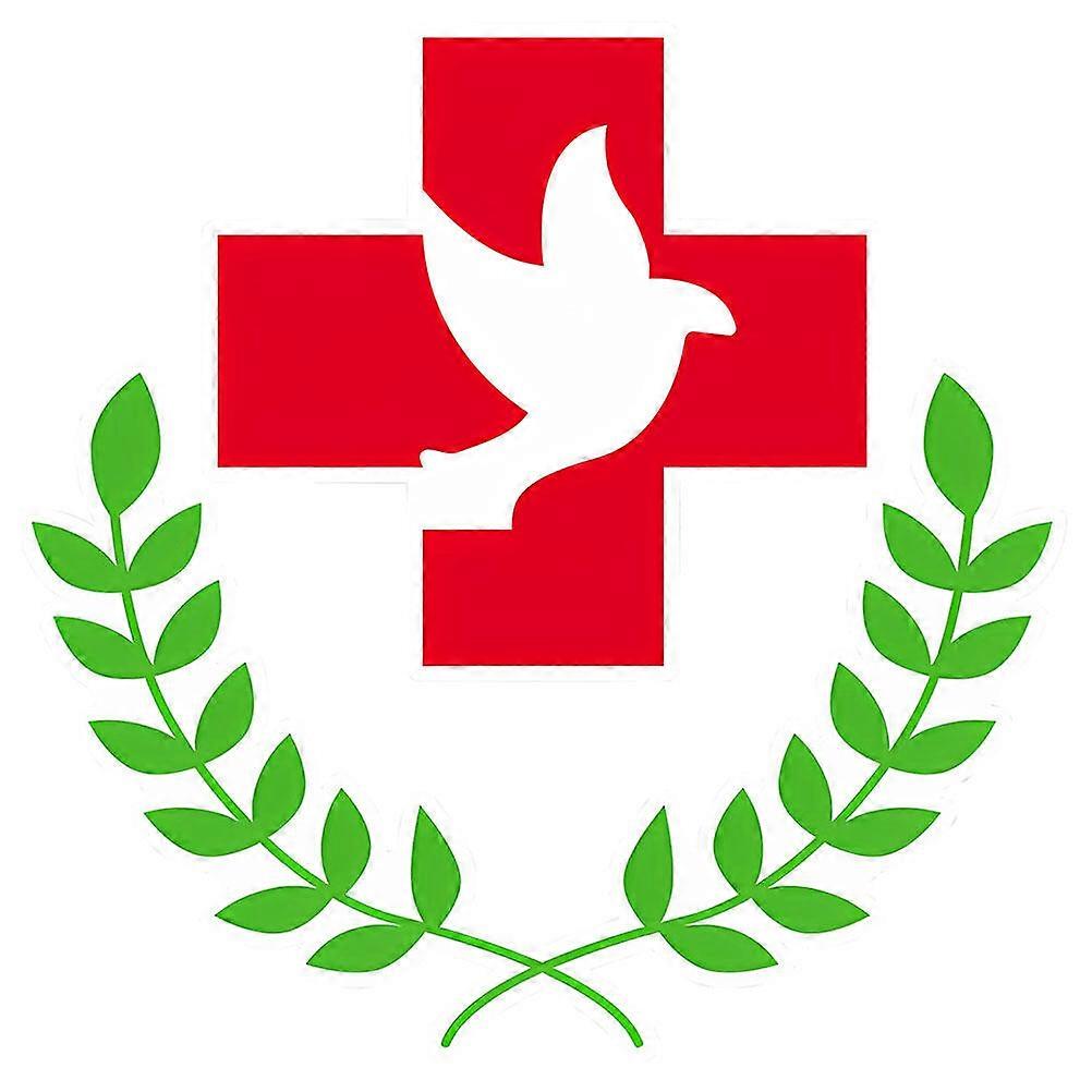 ערכת עזרה ראשונה מדבקת מדבקת סמל חירום לוגו תווית שלט בטיחות אמבולנס בית חולים