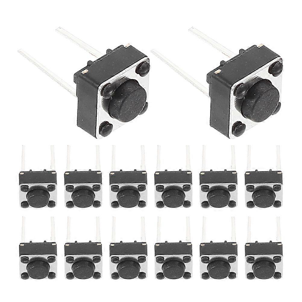 100Pcs Plastic Tactile Momentary Push Buttons Toy Push Button For Breadboard Pcb