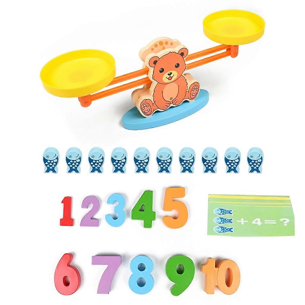 Digital kognisjon Matematikk Counting Toy Barnehage Brain Game Balanse leketøy