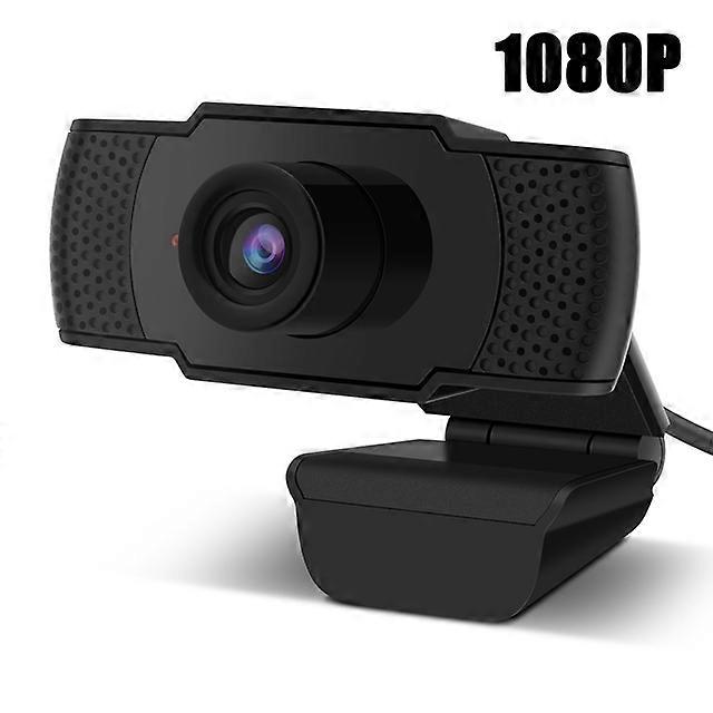 New 1080P Webcam Full HD Web Camera With LED fill Light Microphone USB Plug Web Cam For PC Computer Mac Laptop Desktop Camera