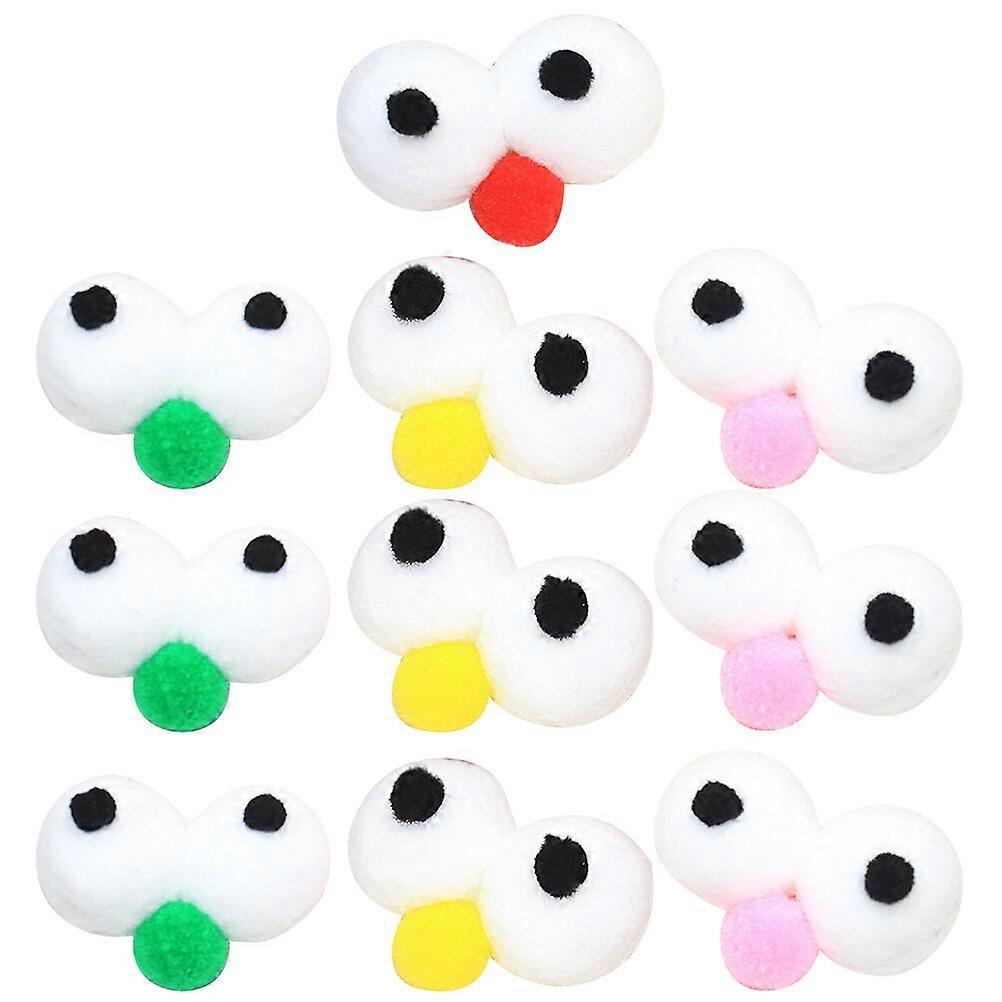 10pcs Practical Artificial Eyes Doll Eyes Stuffed Animal Toy Eyes Plush Eyes Toy Eyes For Decor