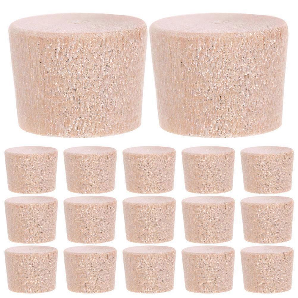 100Pcs Treplugger for skruehull Trebearbeiding Treplugger Trehullplugger Små treplugger