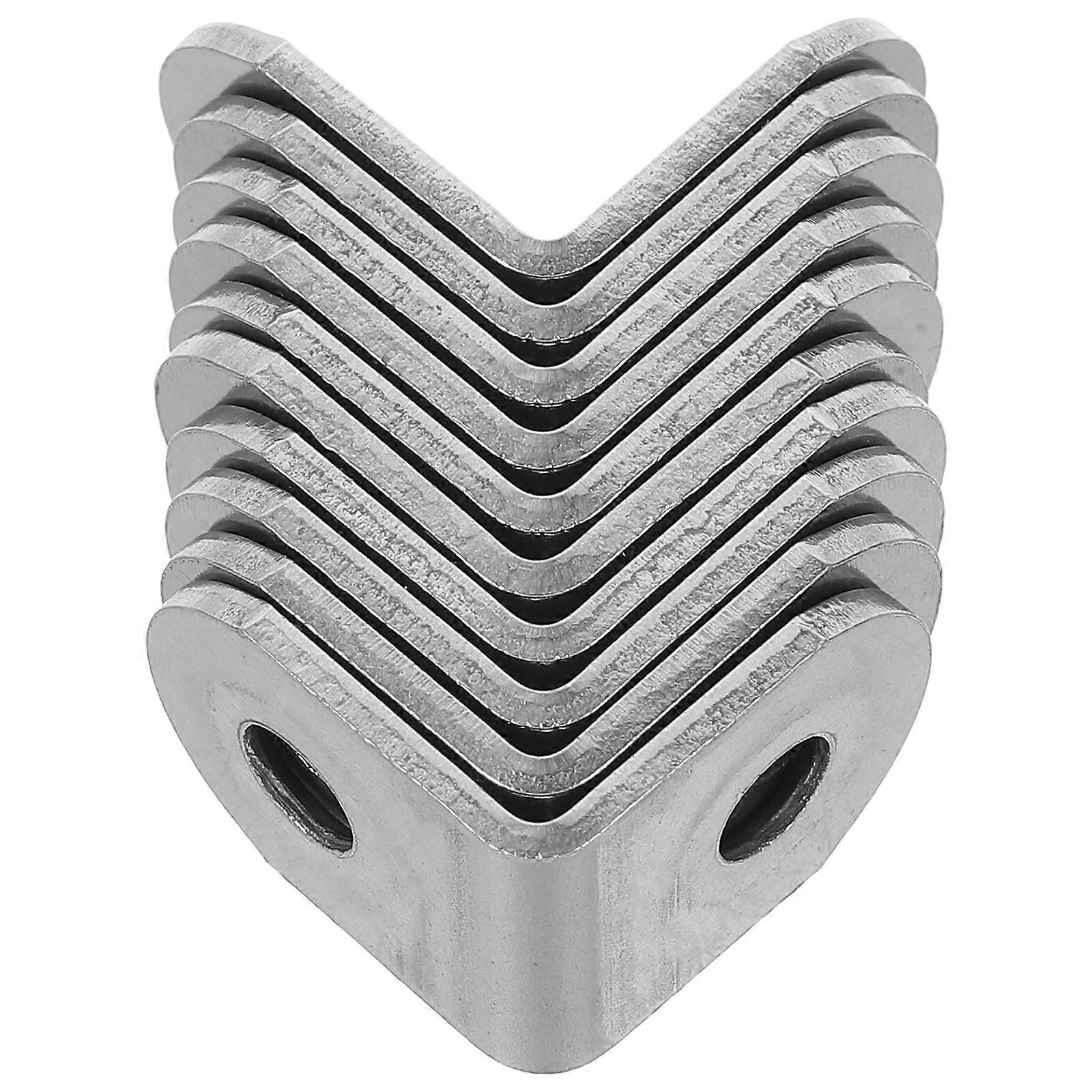 10pcs 90 Degree Corner Brace Corner Brackets Small Shelf Brackets Right Angle Brackets