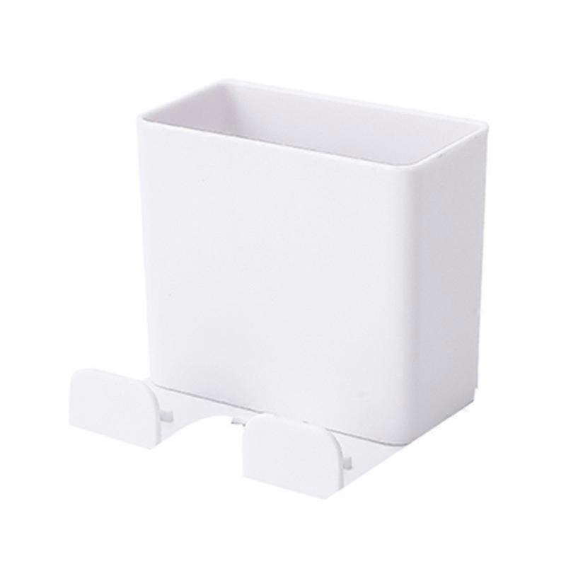 Wall Mounted Remote Control Storage Box Holder with Hook - ABS Portable Media Box
