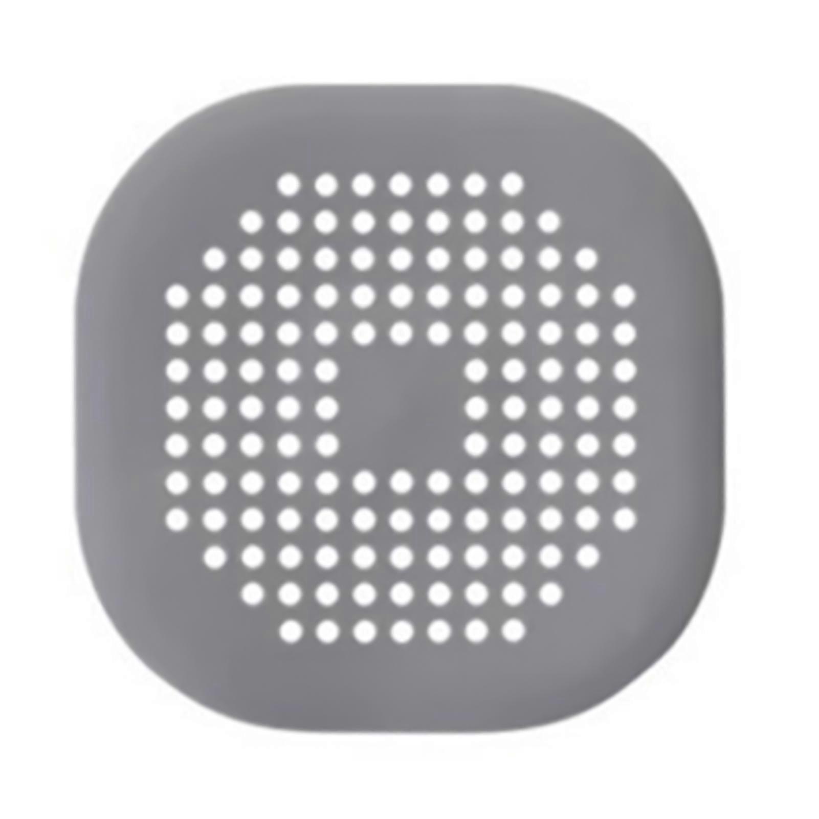 Sink Strainer with Suction Cups Anti-slip Even Mesh Smooth Water Flow Prevents Hair Clogging Non-deforming Drain Filter Jikaixiang