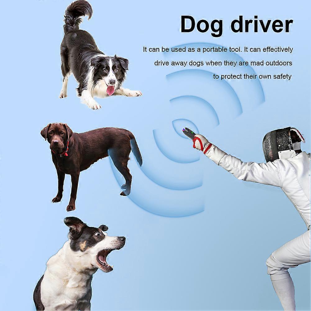 Ultrasound Dog Bark Deterrent Devices Electronic Dog Repellents with Flashlight
