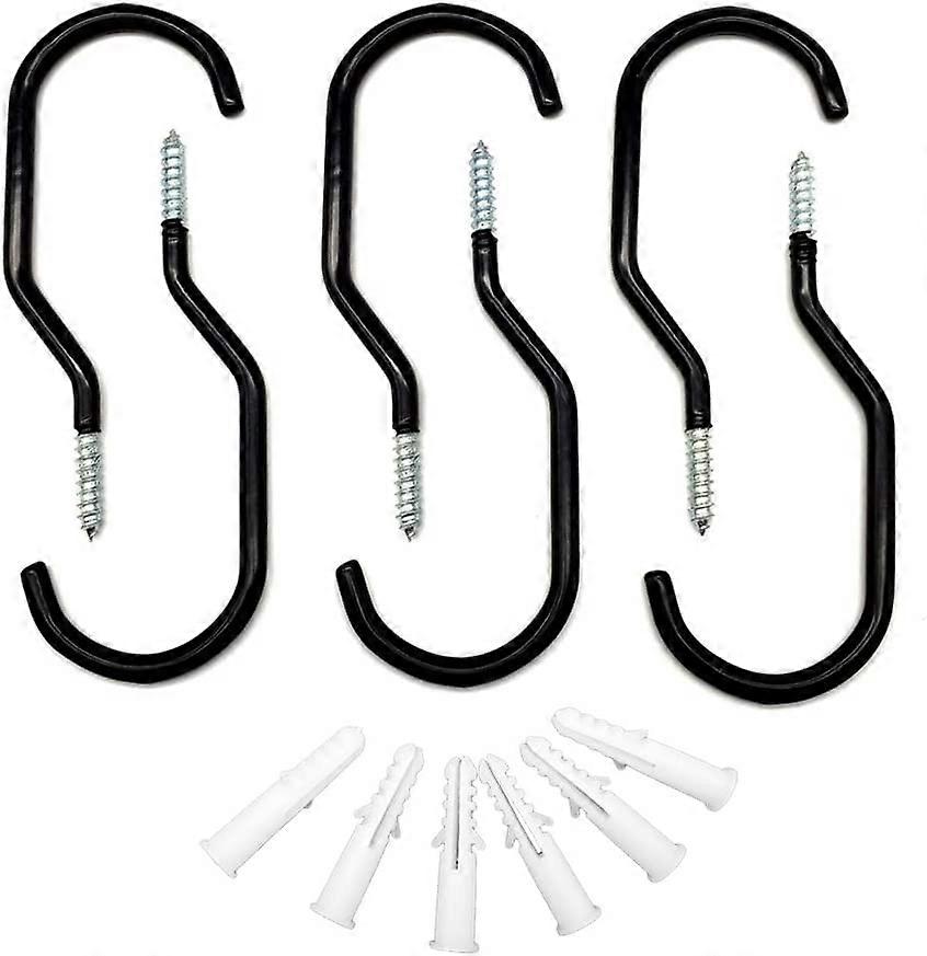 6 Pcs Bicycle Storage Hooks Large Bicycle Hooks Hook Set