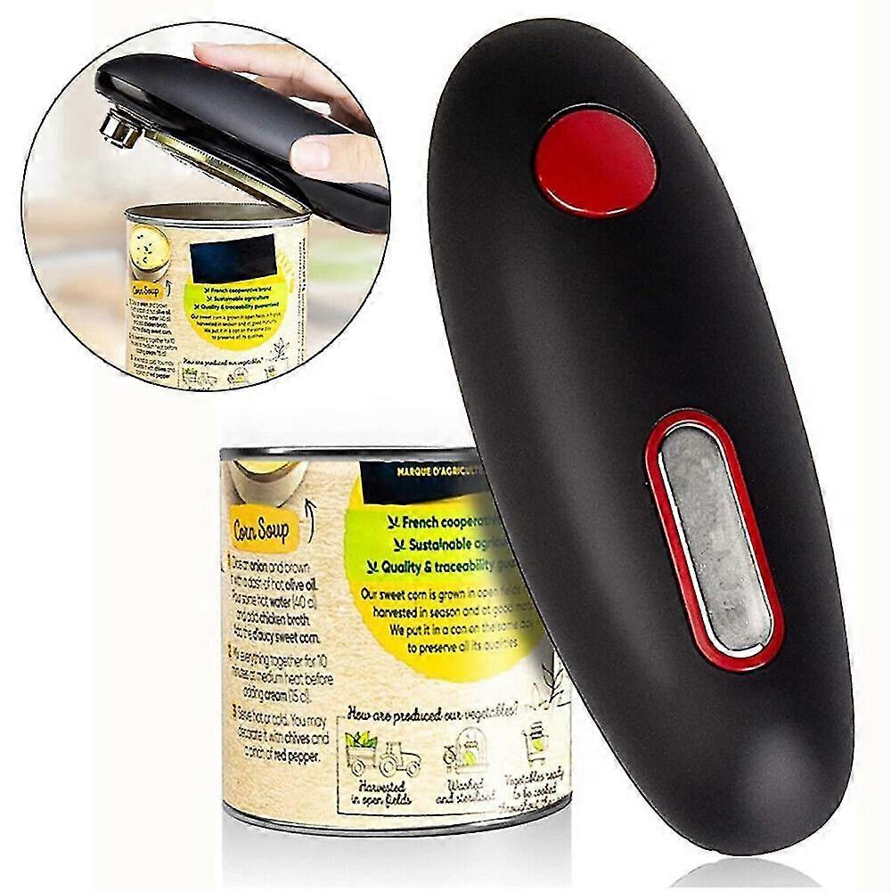 Electric One Click Touch Automatic Can Tin Opener Jar Lid Cutter Wrench
