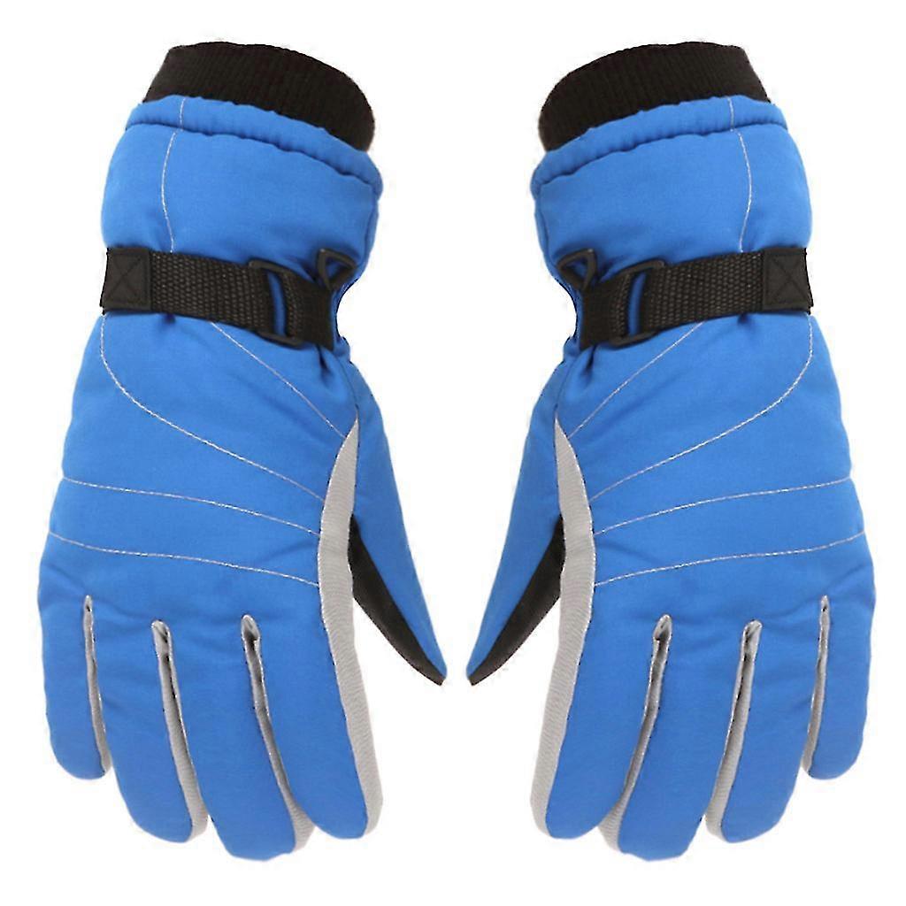 Tikuajgift Enfants Ski Gants de cyclisme Mitaines chaudes épaisses Imperméable à l’eau Coupe-vent Sp