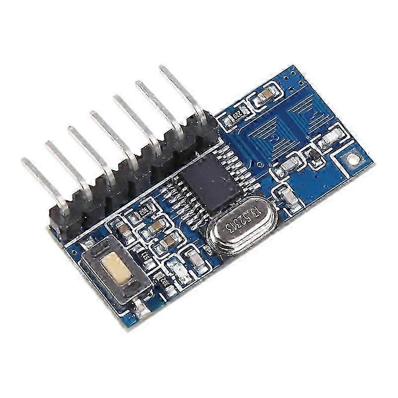 433 Mhz Rf Code Learning Receiver Module 1527 Wireless Decoder 4 Output Channel For Remote Control