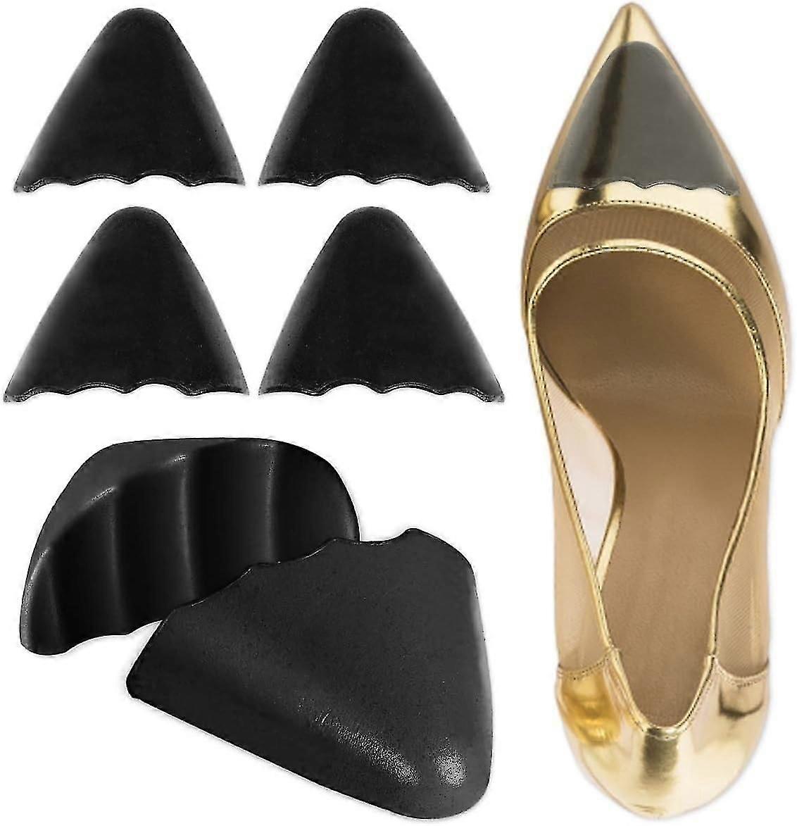 Shoe Filler Insert 2 Pairs, Toe Cushion Inserts To Make Big Shoes Fit, Soft Half-size Insoles For Loose Shoe