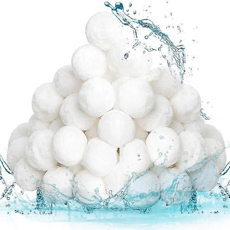 800 g 30-50 mm Reusable swimming pool filter balls, alternative to swimming pool filter sand, suitable for swimming pool filtration