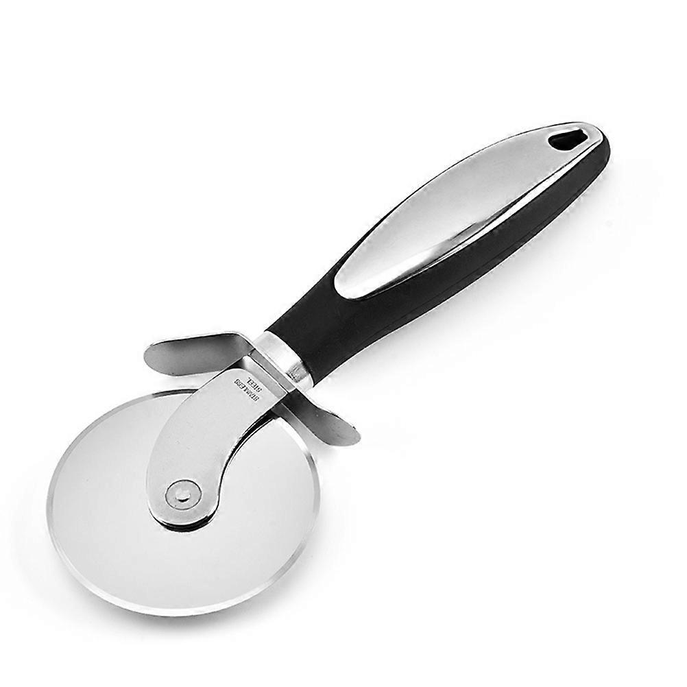 Pizzakutterhjul i rustfritt stål med sklisikkert grephåndtak