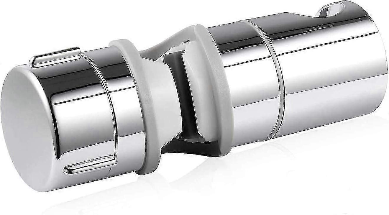 Replaceable Handheld Shower Holder, Shower Head Holder, Adjustable Diameter, Chrome ABS (Grey)