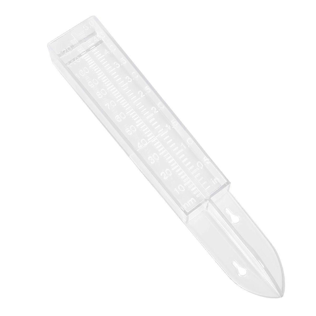 120ml Rain Gauge Dual Scale Plastic Rain Gauge Outdoor Rain Measuring Tool