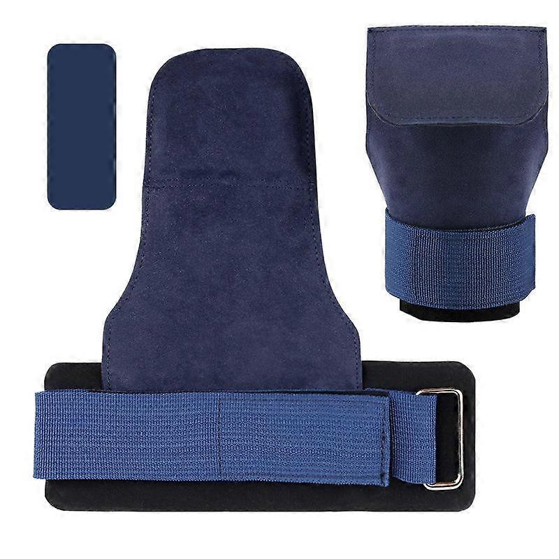 1PC Palm Guard Grip Pad Cowhide Gym Gloves Palm Support Pull-Up Lifting Fitness Anti-Skid Weightlifting Training Belt Lifting