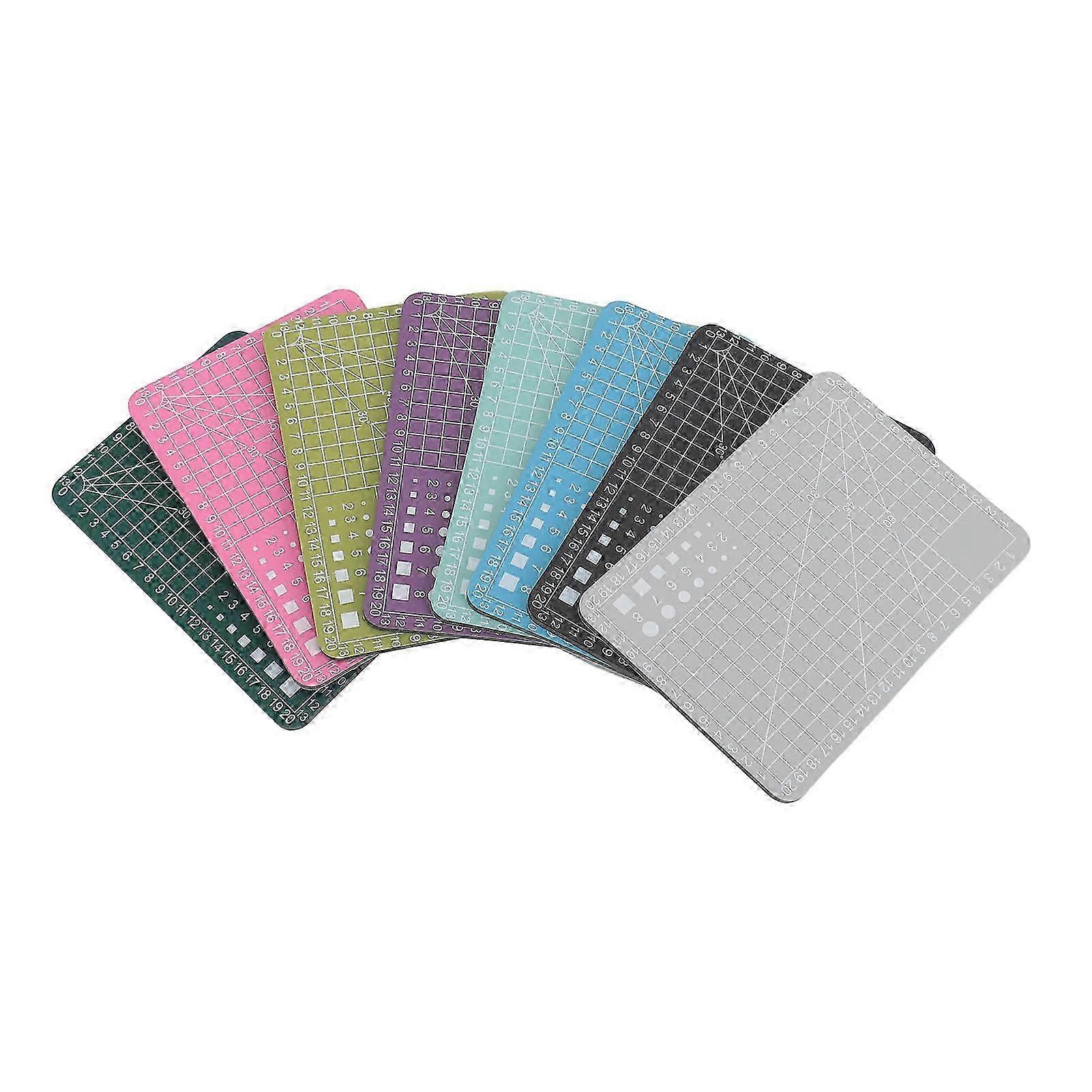 Self Healing Cutting Mat with Grid 8 Colors Double Sided Clear Scale Versatile Cutting Sewing Mat for Crafts Sewing and All Arts f26